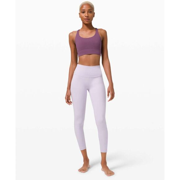 Lululemon Wunder Under High-Rise Tight 25" Luxtreme Lined Lavender Dew - Picture 1 of 9